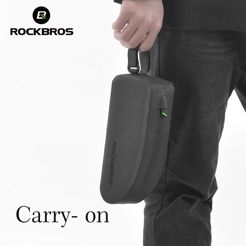 ROCKBROS Водонепроницаемая велосипедная сумка верхняя Передняя труба каркасная