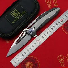 Новинка KANEDEIIA ZT0999 складной нож M390 лезвие Титан+ рычаг CF утилита Кемпинг Охота Карманные Ножи EDC инструменты