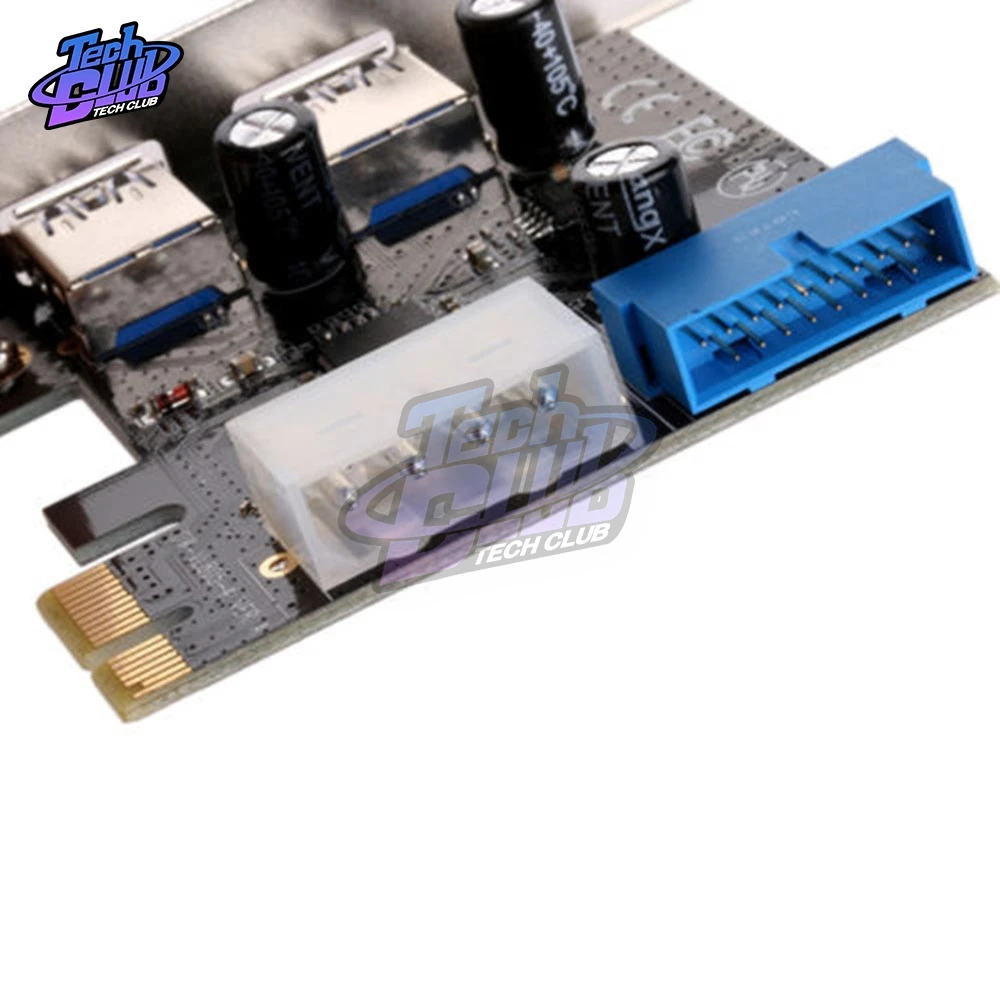 고품질 USB 3.0 PCI-E 확장 카드 어댑터 외부 2 포트 USB3.0 허브 내부 20핀 커넥터 PCI-E 카드