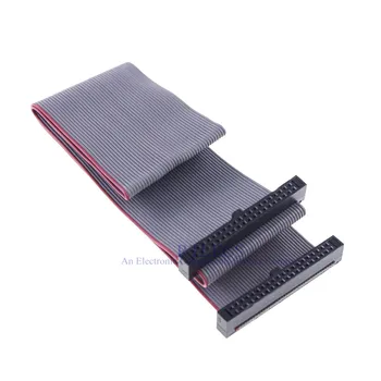 

2 pcs 40 Pin 1.27 mm Pitch IDC Socket Extension Flat Ribbon Cable 80 100 120 150 200 250 300 mm for ISP JTAG DAP AVR IDC Cable