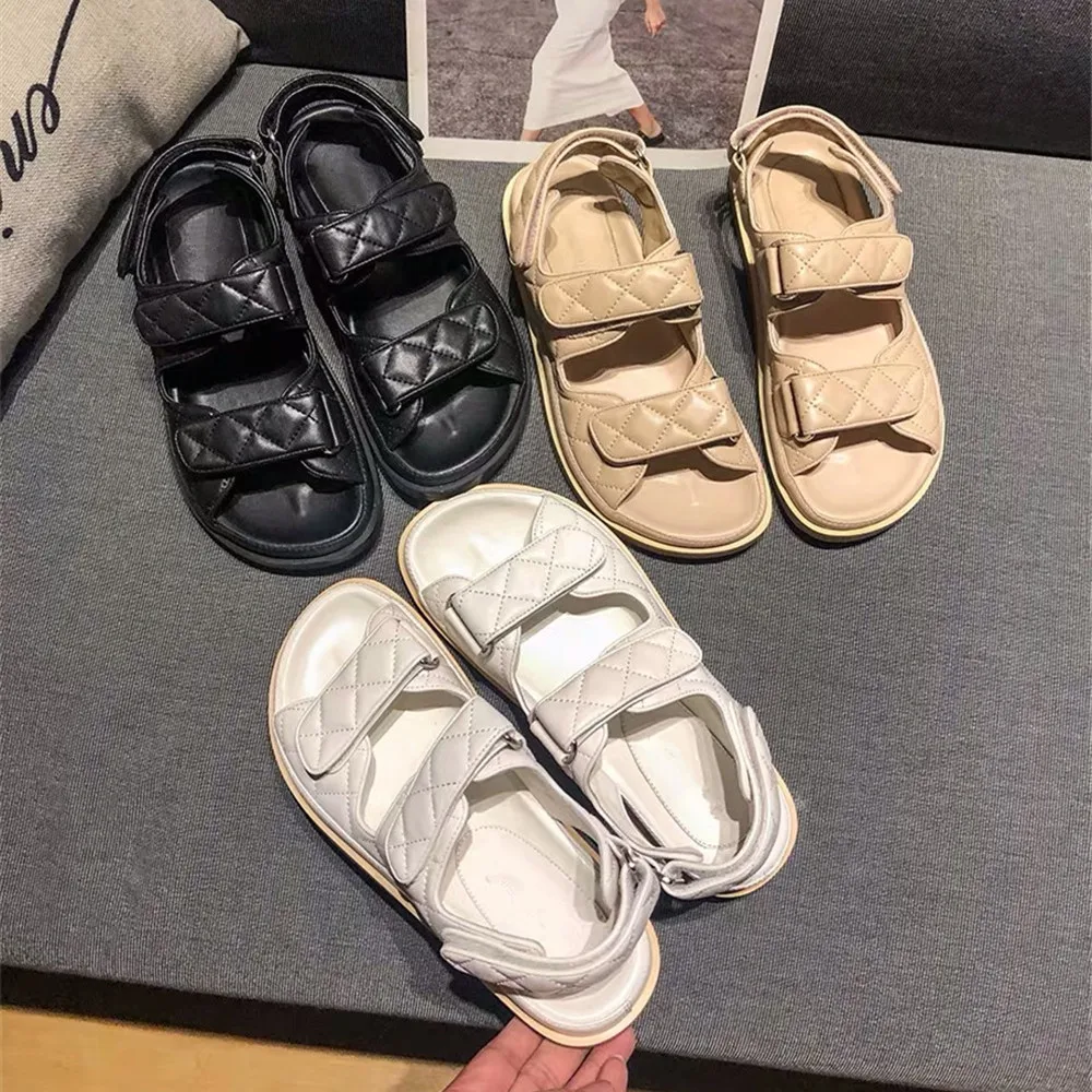 

Chueyz Shoes Woman Women's Summer Sandals Shoes Peep-toe Low Shoes Roman Sandals Ladies Flip Flops Sandalia Feminina Fashion