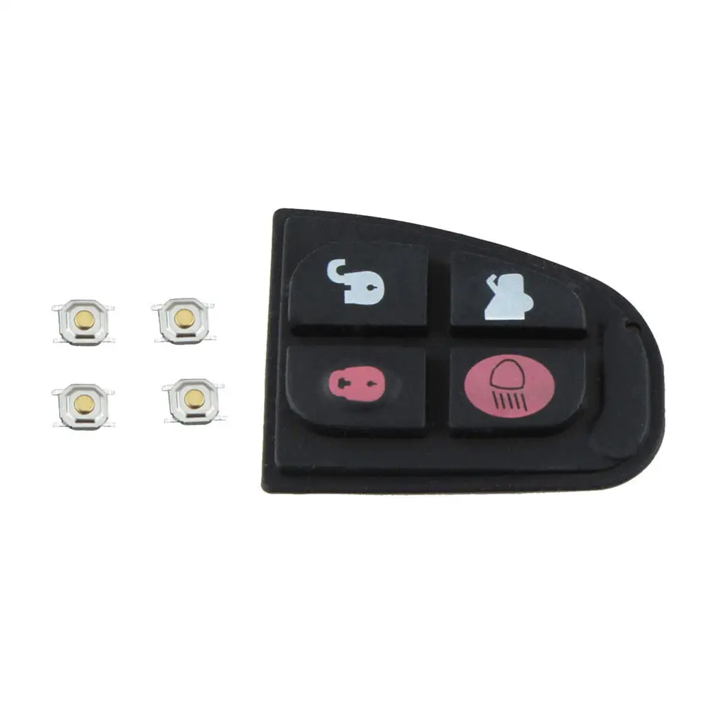 Jaguar X Type XF E S 4 Button Remote Key Fob Case Full Repair Kit UK Seller 