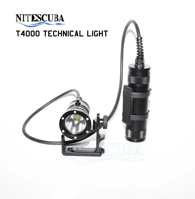 Nitescuba T4000 Technical canister dive light 4000lumen for cave diving | Электроника