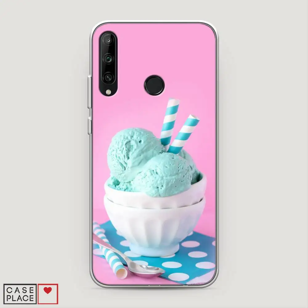 Чехол Силиконовый для Honor 9C Мятное мороженое защитный тонкий мягкий