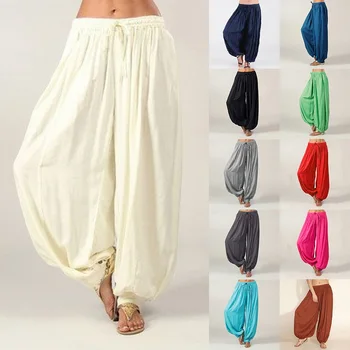 

2019 New Wide Leg Pants Korean Version Of The Wild Nine Pants Loose Wide Leg Pants Lrregular Casual Multi-Color Loose Pants