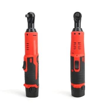 

90 Degree Angle Electric Charging Ratchet Wrench Lithium Battery Tool 12 V 3/8IN