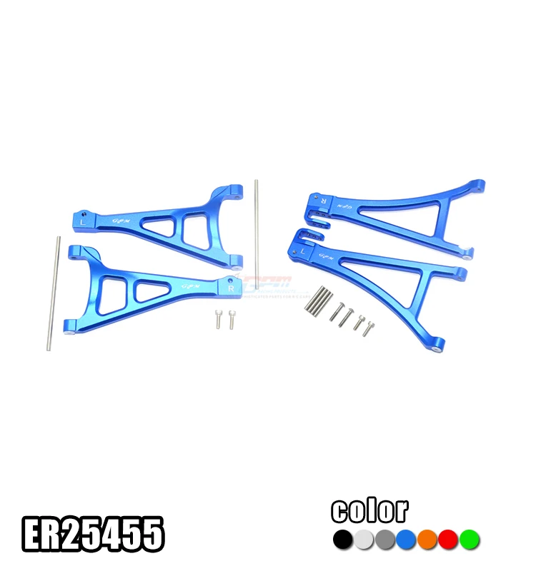 Комплект алюминиевых передних и задних рычагов GPM TRAXXAS E REVO 2 0 86086 4 ER25455|Детали