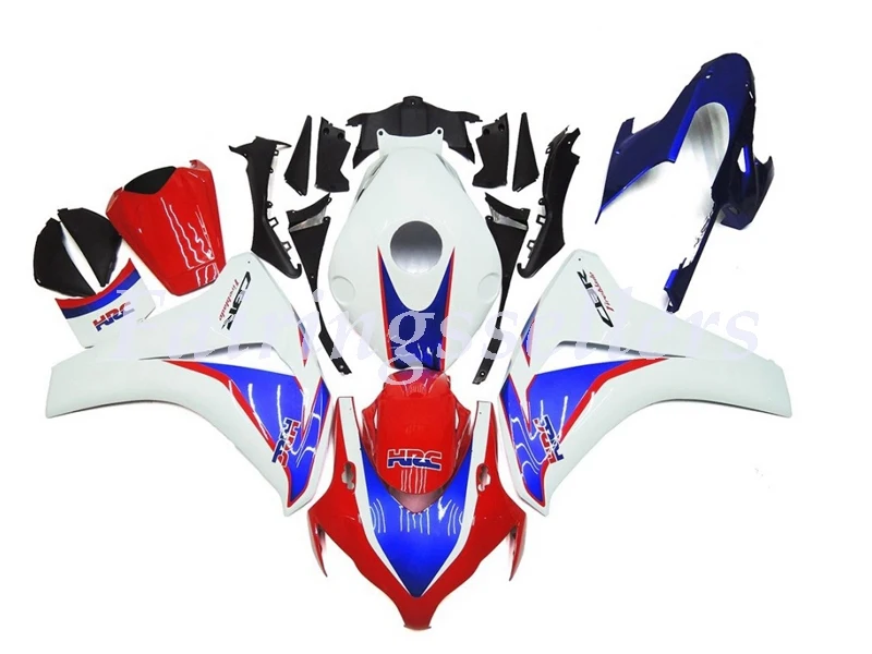 Red white black Инъекций ABS Полный обтекатели комплект Подходит для HONDA CBR1000RR 2008 2009 2010 2011 CBR1000RR 08-11 CBR1000 обтекатель цвет синий, черный; большие размеры - Цвет: Red white black