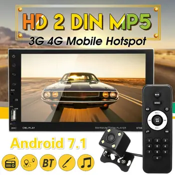 

2Din 7 Inch HD Car Radio Multimedia Stereo FM USB WiFi bluetooth Autoradio MP4 MP5 Player Mirror Link Support Rear View Camera