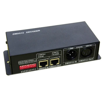 

3CH DMX512 decoder Constant Current 350MA/700MA*3 Channel RGB led Controller DC12V-24V DMX decoder for led lamp strip light