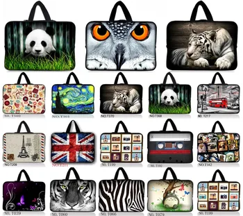 

17" 17.3" 17.4 Cute Designs Laptop Netbook Neoprene Case Bag Sleeve Pouch+Handle