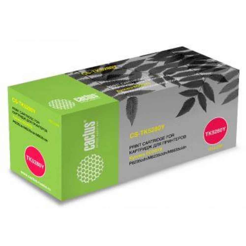 Картридж YELLOW /P6235CDN 11K CS-TK5280Y CACTUS | Компьютеры и офис