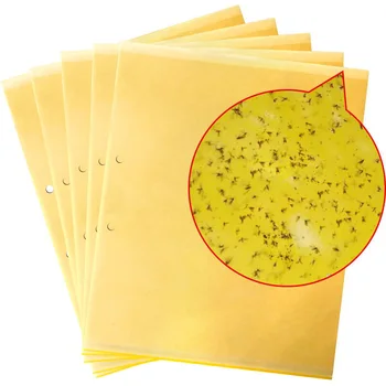 

15/40CM Two-sided Glue Sticker Hang Fly Trap Catcher Bug Insect Killer Pest Control Sticky Board for Balcony Garden Farm