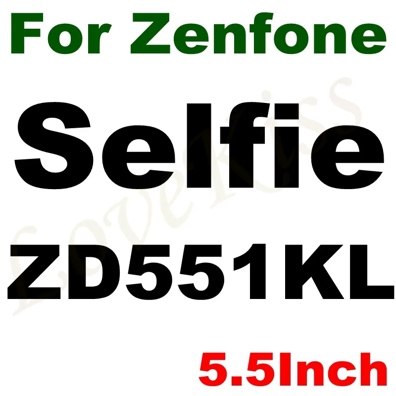 Закаленное стекло 9H для ASUS Zenfone 4 Max ZC554KL 3 Max ZC520TL Go ZB500KL 3 2 Laser ZE500KL Selfie ZD551KL Защитная пленка для экрана - Цвет: Selfie ZD551KL