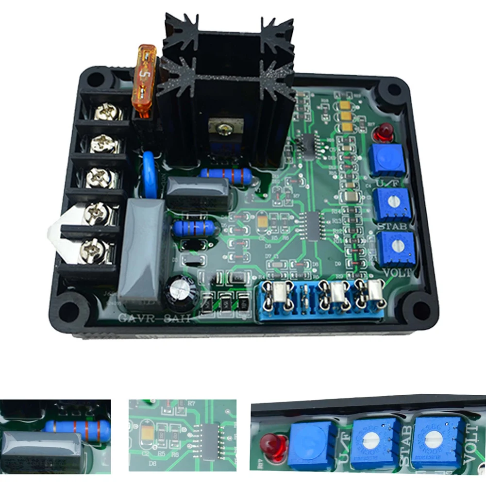 GAVR-8A AVR запчасти генератора Электрический инструмент портативный бесщеточный практичный автоматический регулятор напряжения модуль защиты частоты