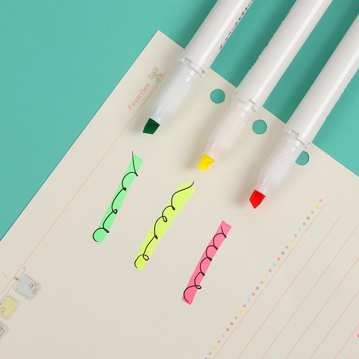 3pcs japan stationery Zebra MojiniLine Highlighter kawaii Fluorescent pen Writing Not ink mark bullet journal School supplies