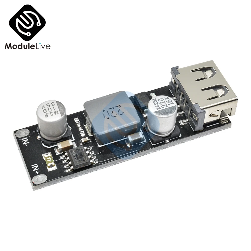 USB DC понижающий преобразователь для автомобильного зарядного устройства модуль 8