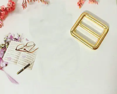 gold 10pcs Diy детали для сумок аксессуары сумка ремень крюк пряжка D кольцо внутренний диаметр 2,5 см золото серебро бронза - Цвет: gold 10pcs