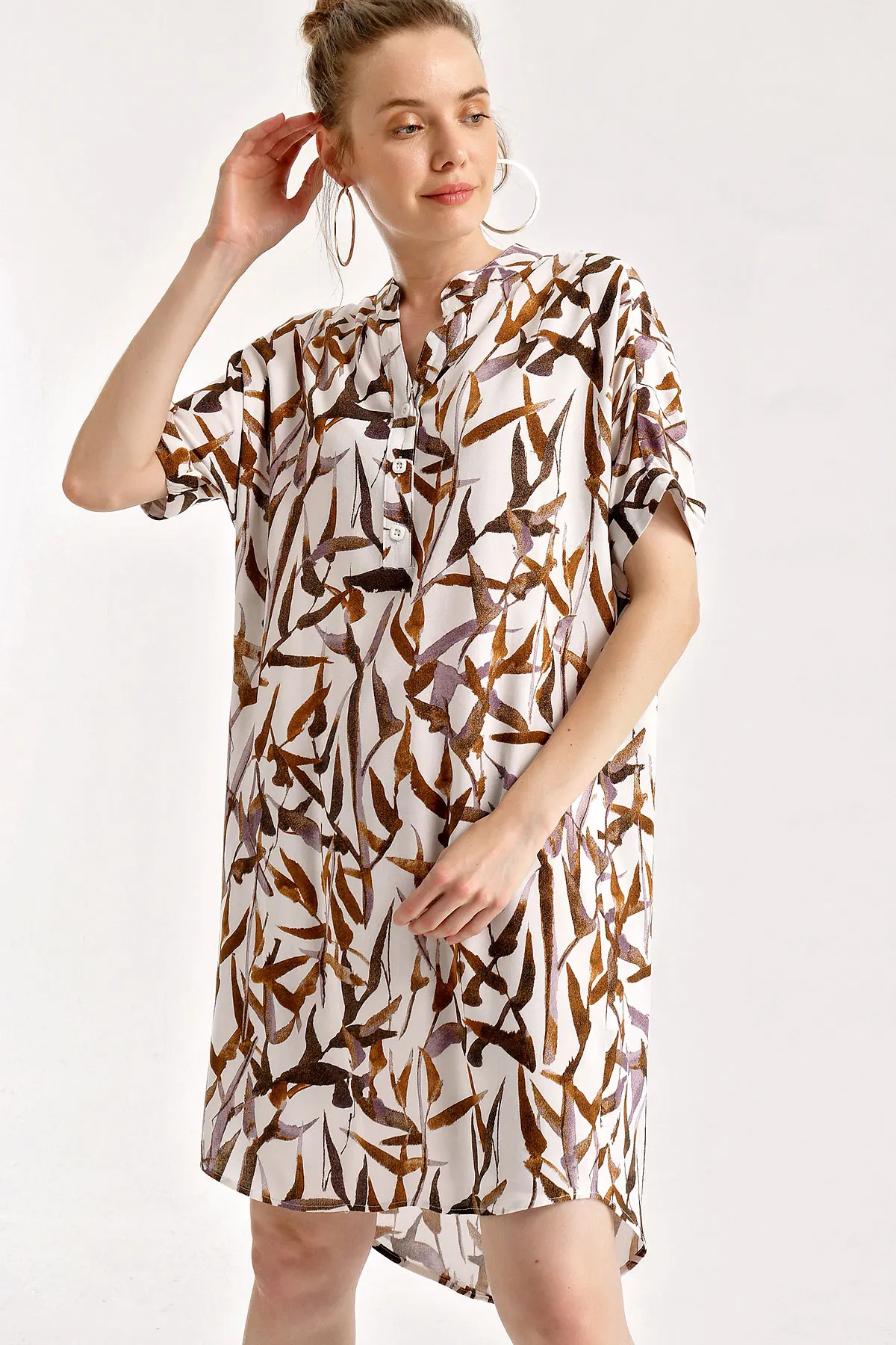 

Туника с круглым вырезом и коротким рукавом 2021, летние весенние женские шарфы, исламский хиджаб для мусульманских женщин, туника