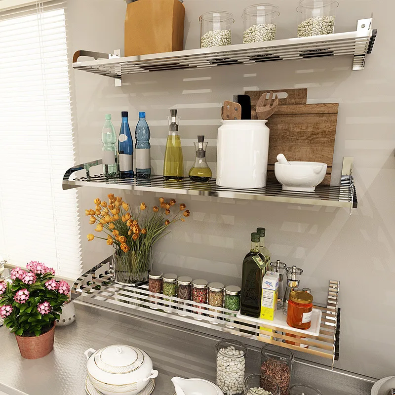 

Kitchen and office Organizer Wall Storage Shelf For Spice Jar Microwave oven rack,Kitchenware rack,offcie file rack ,Office acce