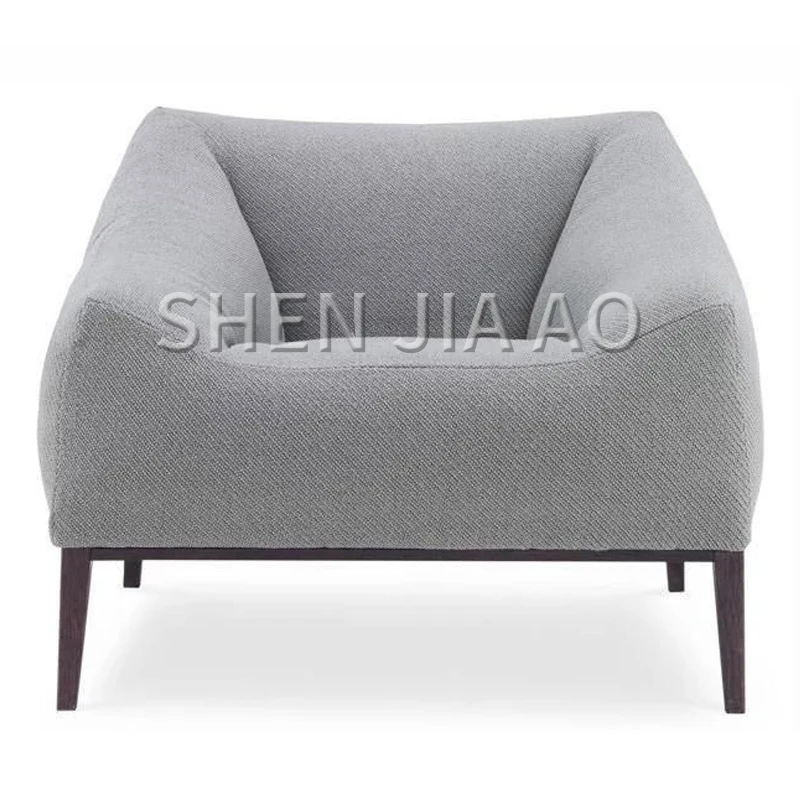 1 шт. двухпозиционный тканевый диван в скандинавском стиле, небольшая квартира, гостиная, комбинированный диван, простой дизайн, хлопок, ткань, диван
