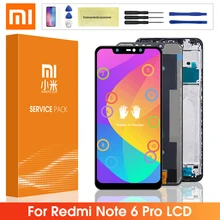 Ensemble écran tactile LCD avec châssis, 6.26 pouces, pour Xiaomi Redmi Note 6 Pro, Original=