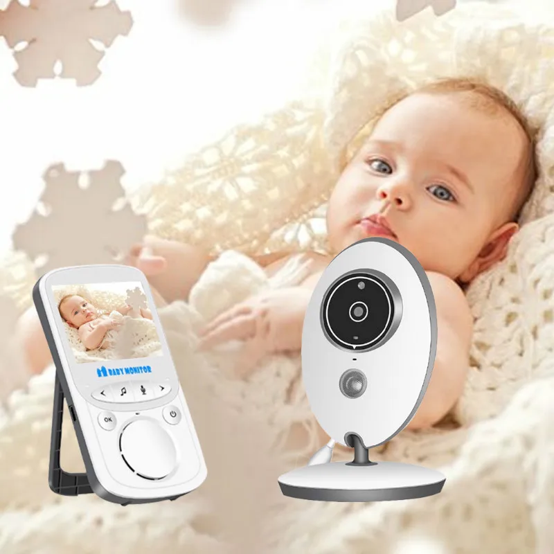  Wireless LCD Audio Video Baby Monitor VB605 Radio Tata Musica Citofono IR 24h Portatile Macchina Fo