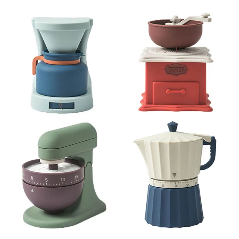 

NEW Creative Kitchen timer Manual Shaped Mechanical Rotating Alarm with 60 Minutes for Cooking