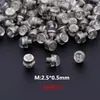 40 sets Hair Scissor Screws with 100 pcs Scissor bumpers silencer Barber repair kit Parafuso Accessory 4
