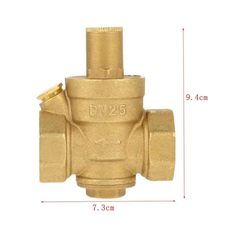 -Dn25 латунь снижение давления воды клапан регулируемый резьбовой клапан водонагреватель очиститель воды клапан постоянного давления