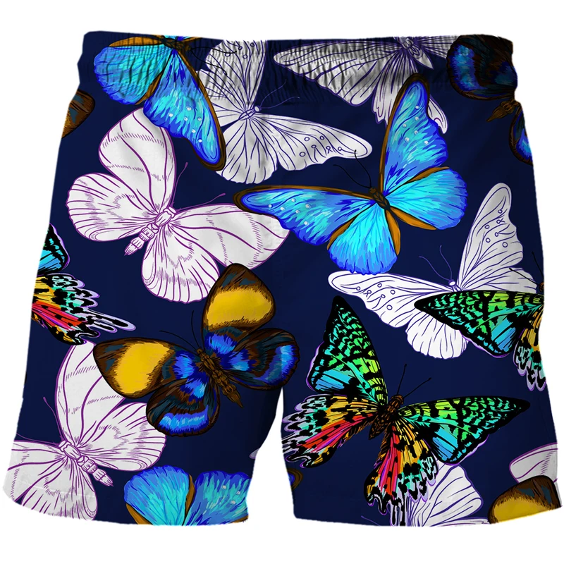 da borboleta imprimir shorts de praia dos
