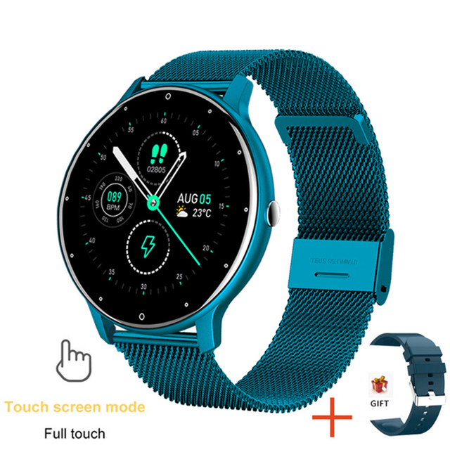 Smart Watch Men Women Full Touch Screen Sport Fitness Watch IP67 Waterproof Bluetooth For Android IOS Smartwatch Men+box