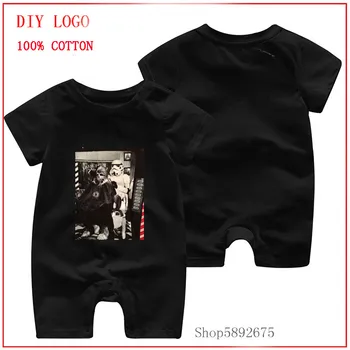 

Star Wars Stormtrooper Chewbacca Barber Shop Photo printed romper new style Summer Rompers Cotton Baby Clothes Kids Jumpsuits