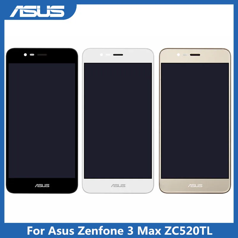 

LCD Display For Asus Zenfone 3 Max ZC520TL X008D 5.2" Touch panel glass Screen Digitizer assembly For Asus ZC520TL LCD Screen