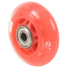 Dropship-1 пара 8 мм диаметр 608ZZ подшипник Inline скутер скейт колеса красный
