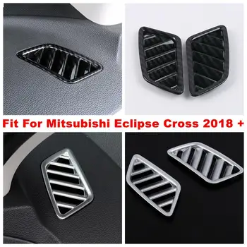 

Side Air Conditioning AC Vent Outlet Decoration Cover Trim For Mitsubishi Eclipse Cross 2018 2019 2020 ABS Matte / Carbon Fiber