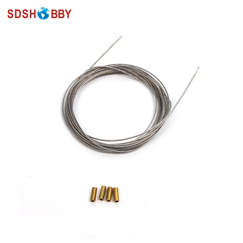 

1pc* Steel Wire D0.6x3000mm D0.8x3000mm D1x3200mm with Copper Cover for Nitro Airplanes and Gasoline Airplanes