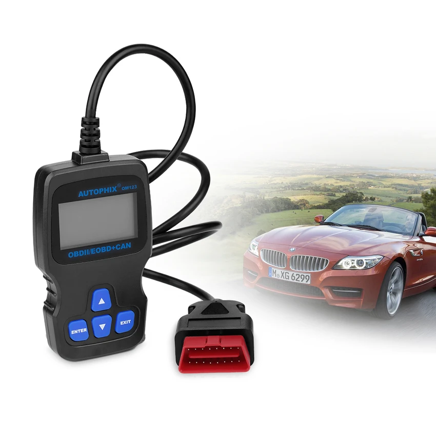 

Car Engine Scanner OM123 CAN OBD2 OBDII EOBD Engine Code Reader Auto Car Vehicle Diagnostic Scan Tool Multi Languages