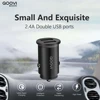 Mini Car Phone Charger 2.4A Double USB Ports For iphone Samsung mi Mobile Car Charging ► Photo 1/6