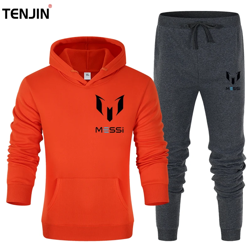 

Brand Men's Tracksuits Men Running Suits Basketball Soccer Training T Shirts + Pants sportswear Men's Fitness Sportswear Sets