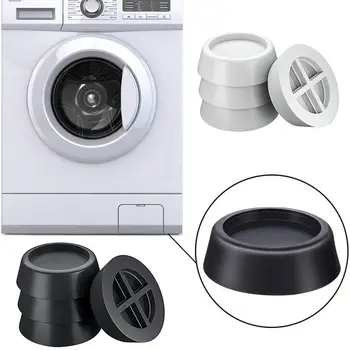 

4Pcs Washing Machine Refrigerator Anti Vibration Pads Heavy Duty Anti-skid Mats Refrigerator Shock Proof Furniture Protectors