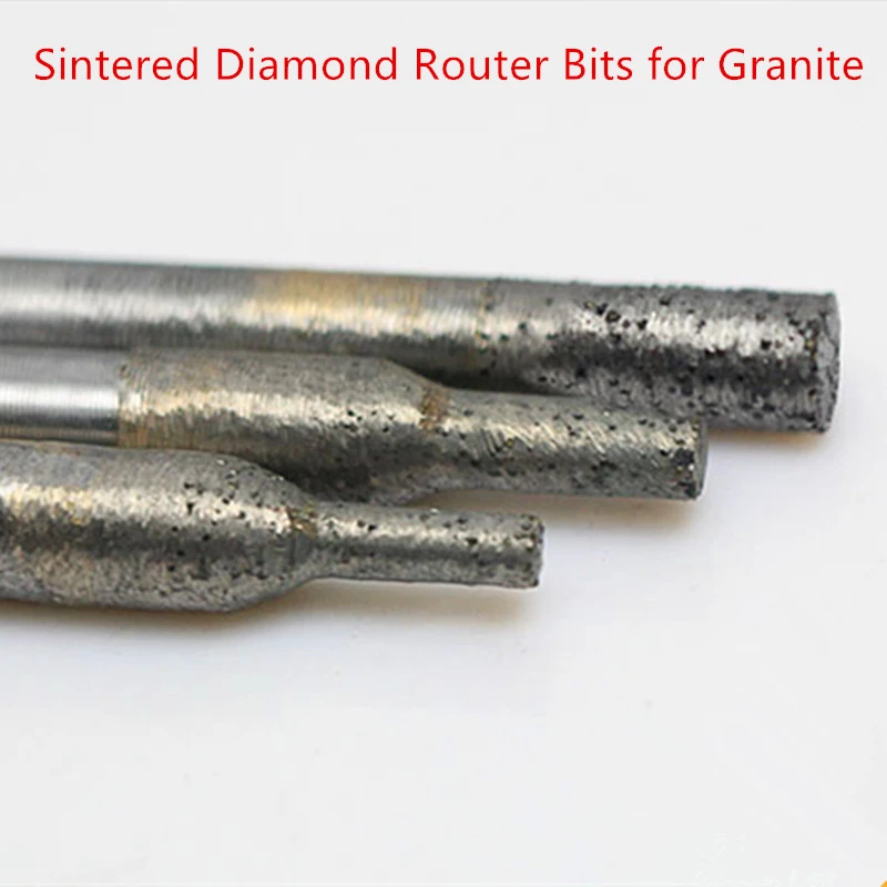 Thiêu Kết Kim Cương Router Bit Cho Đá Hoa Cương Đá Đáy Phẳng ...