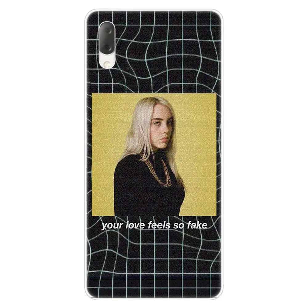 008 Billie Eilish Мода жесткий чехол для Sony Xperia L1 L2 L3 X XA XA1 XA2 XA3 ультра 10 плюс E5 XZ XZ1 XZ2 компактный XZ3 XZ5 2 20 крышка - Цвет: 008
