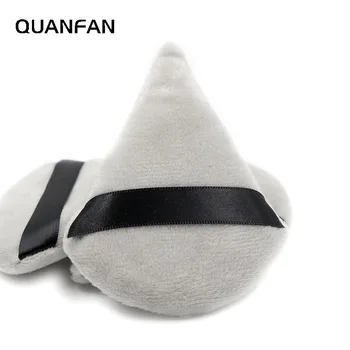 

2pcs Cotton Triangular Puff Soft Wet Dry Use Foundation Makeup Sponge Tools LDO99