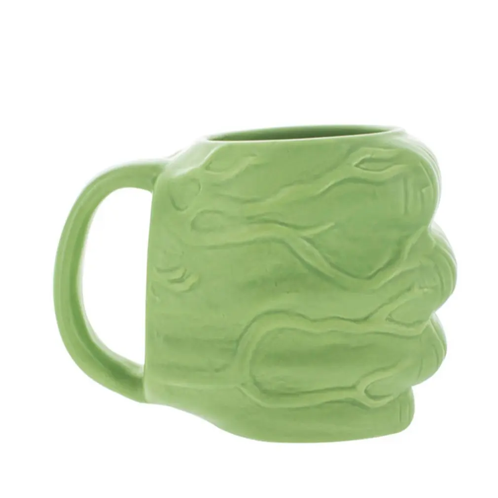 Creative ceramic cup Hulk fist ceramic cup mug gram coffee mug grip box cup home daily necessities gift