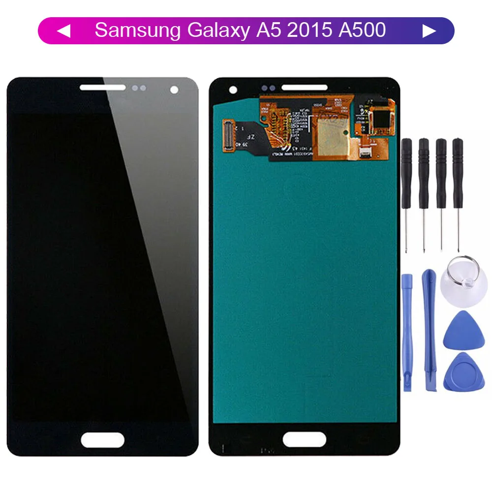 

100% Tested LCD For Samsung Galaxy A5 2015 A500 A500F A500FU A500H A500M LCD Display Touch Screen Digitizer Glass Assembly