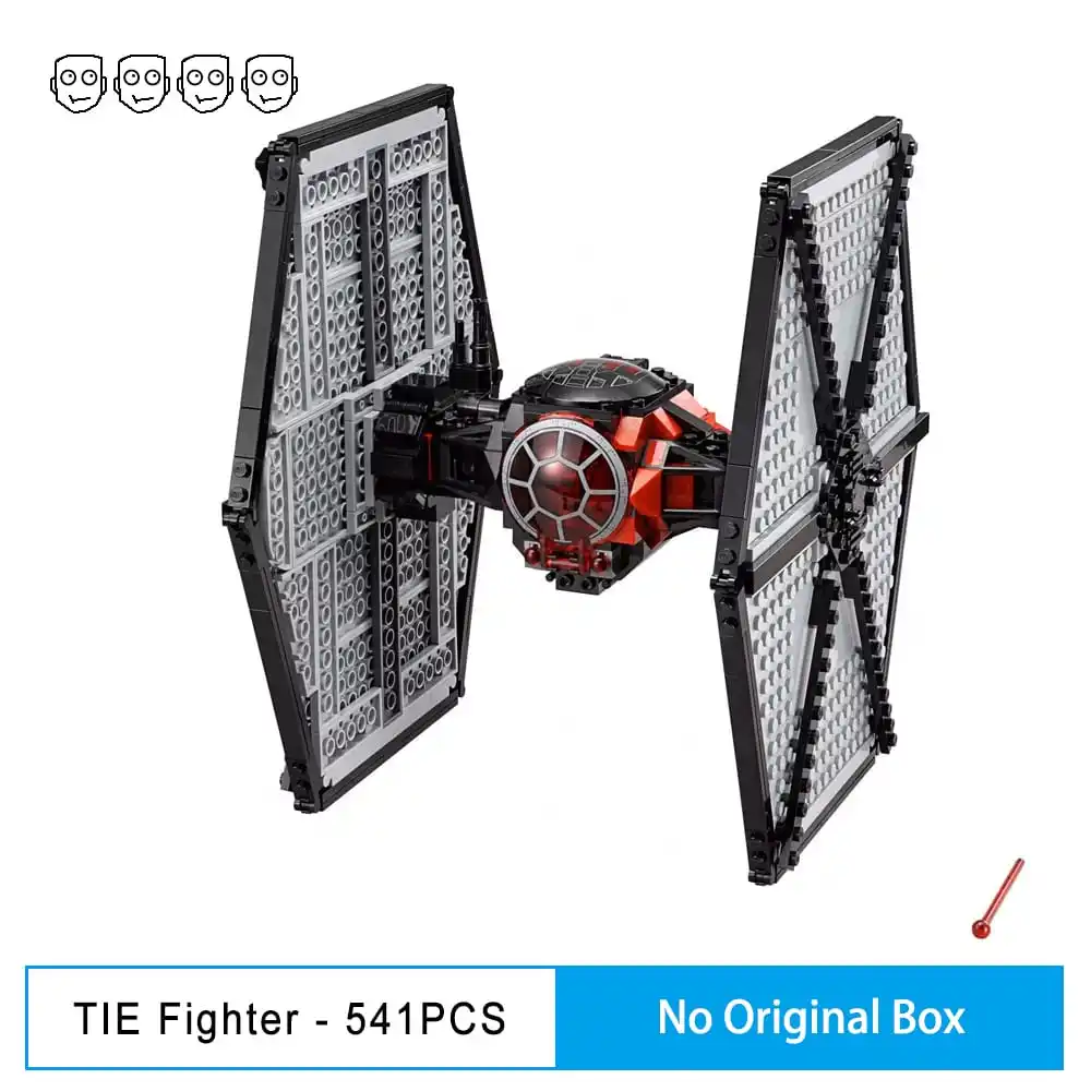 Fit Star Series Wars 75211, имперские фигурки истребителя галстука, 75101, сделай сам, развивающие строительные блоки, игрушки для детей, подарки, Bela 10900 - Цвет: 79210 no box