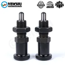 VCN210-BK 1pcs Speherical Shape Carbon Steel Black Oxide Indexing Plungers With Lock Nuts For Position Locating