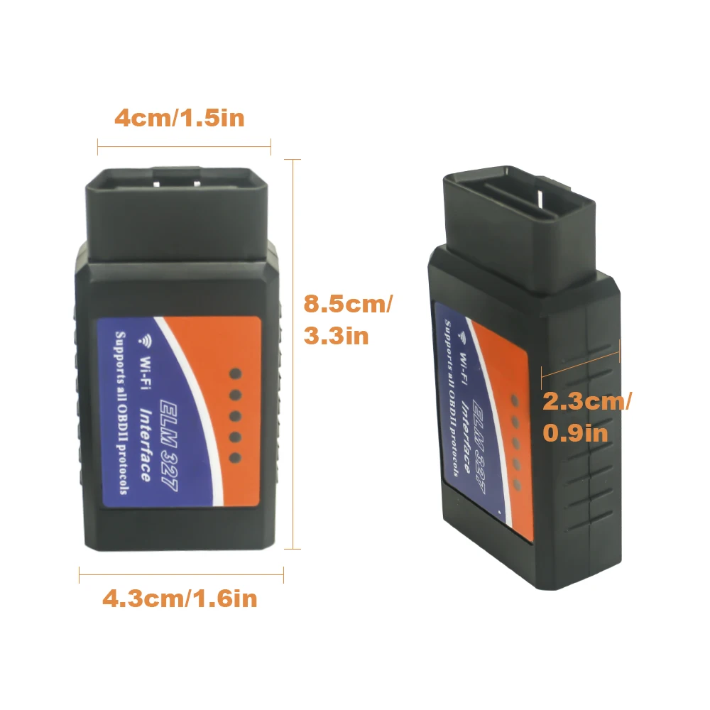 Автомобильный диагностический сканер ELM327 Wifi OBDII для Peugeot 206/307/308/208/SUV 3008 4008