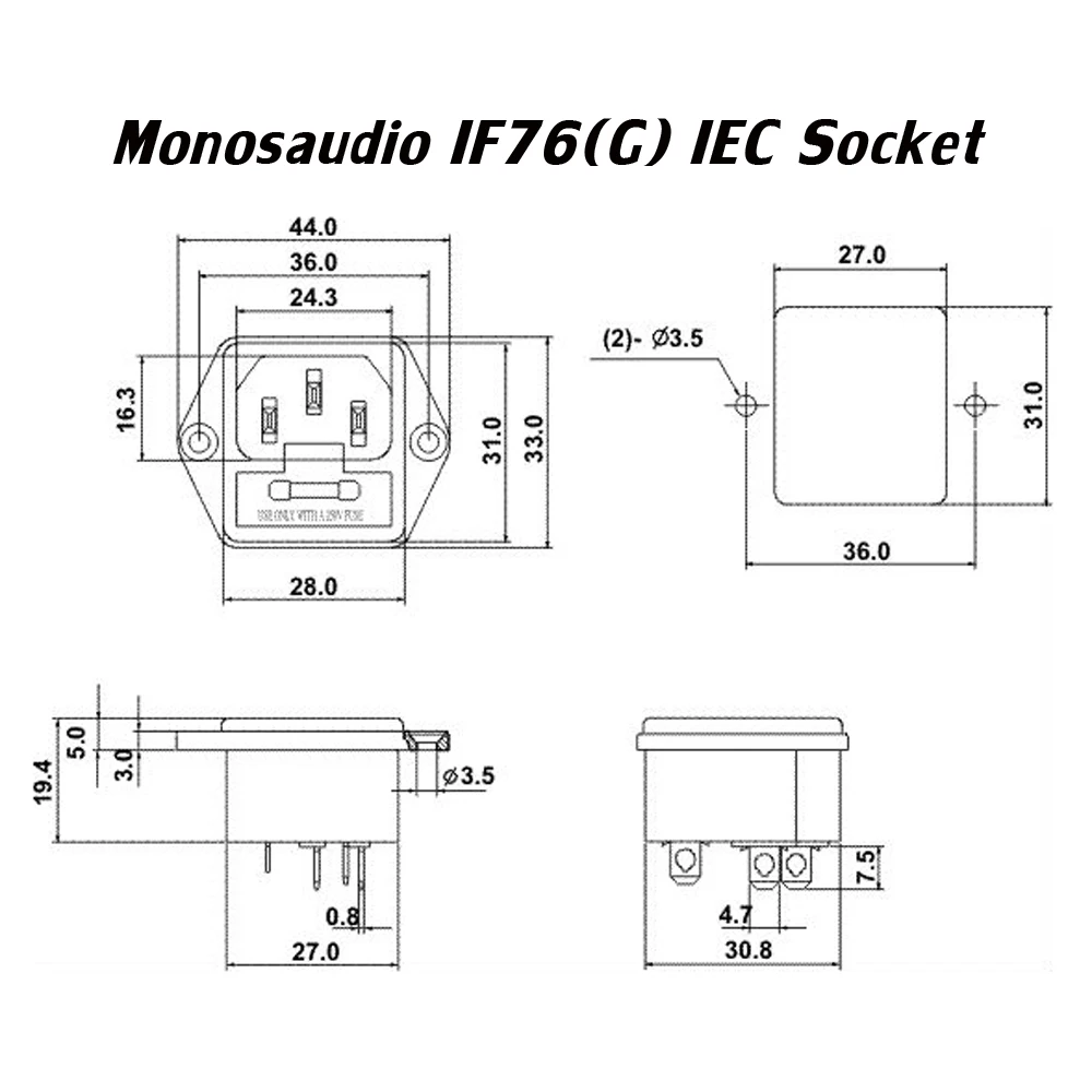 IEC female socket